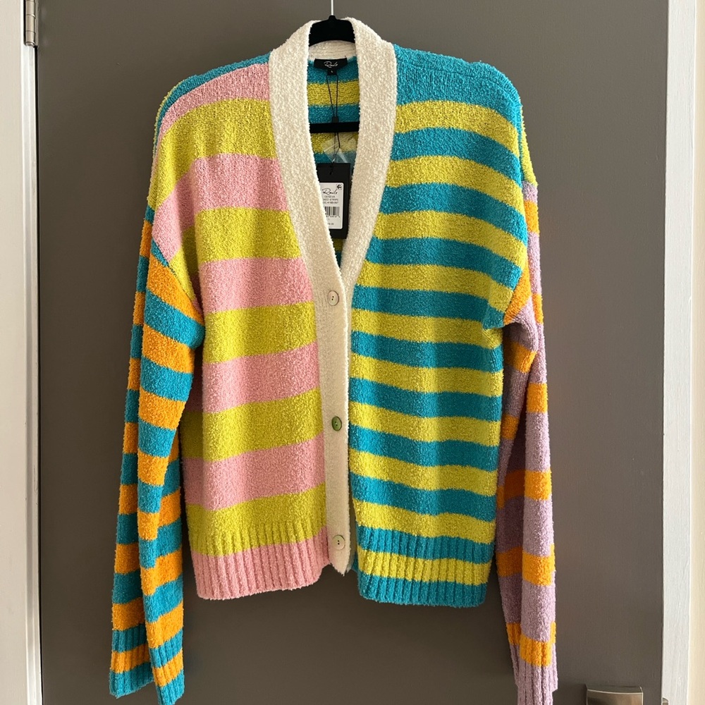 Rails Geneva Striped Cardigan, Size L, NWT - Picture 4 of 11